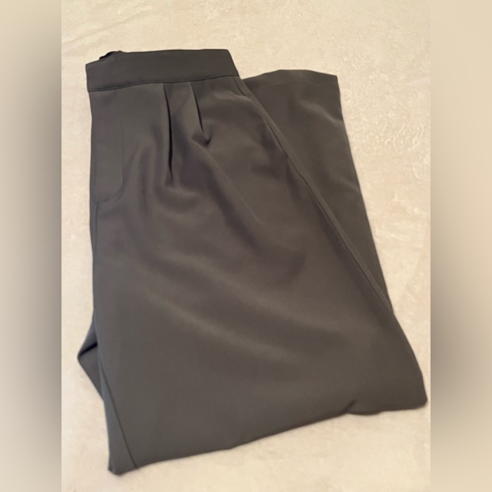 All:Row Gray Wide Leg Trousers